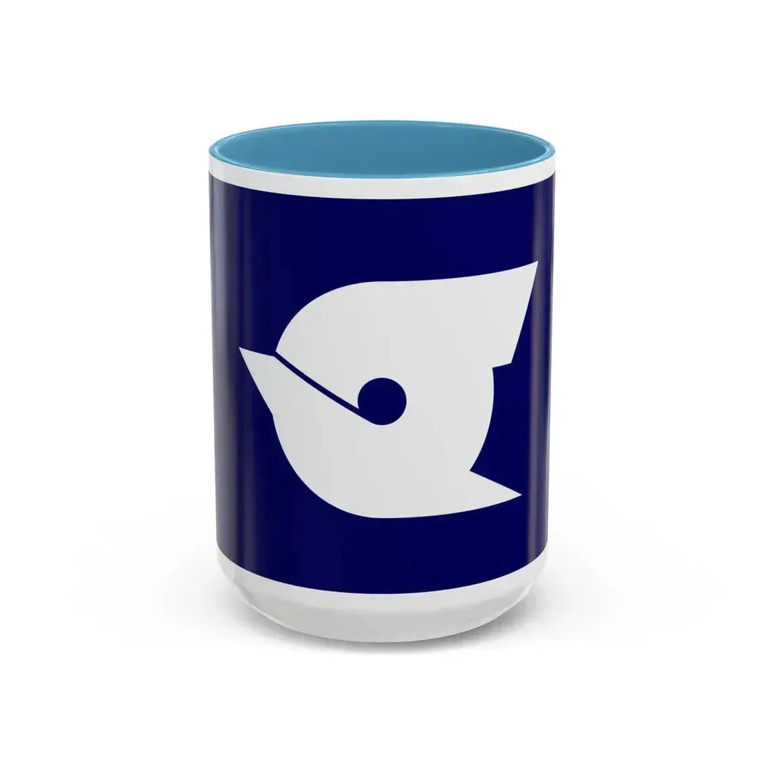 Flag of Edogawa Tokyo Japan - Accent Coffee Mug 15oz Light Blue - Go Mug Yourself