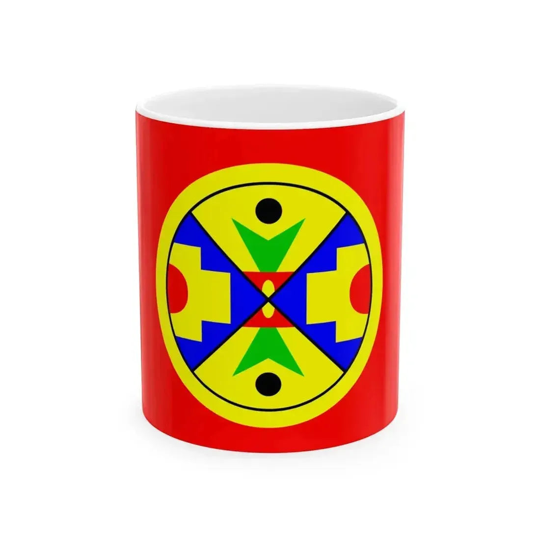 Flag of Eel Ground First Nation (Canada) White Coffee Mug 11oz - Go Mug Yourself