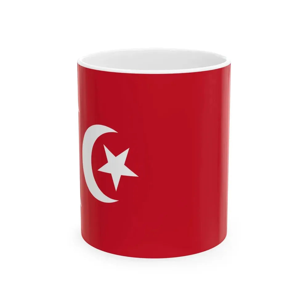 Flag of Egypt 1882-1922 (Egypt) White Coffee Mug 11oz - Go Mug Yourself