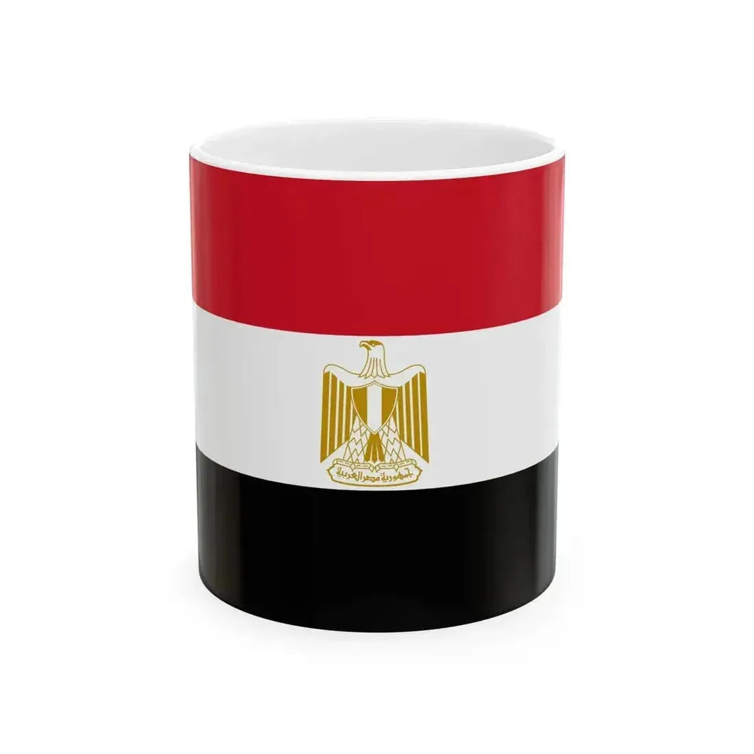 Flag of Egypt (Egypt) White Coffee Mug 11oz - Go Mug Yourself