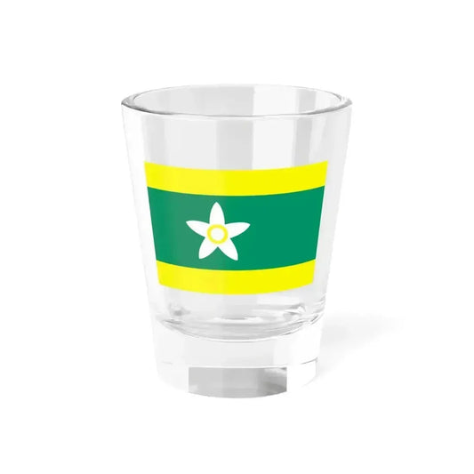 Flag of Ehime Prefecture Japan - Shot Glass 1.5oz 1.5oz - Go Mug Yourself