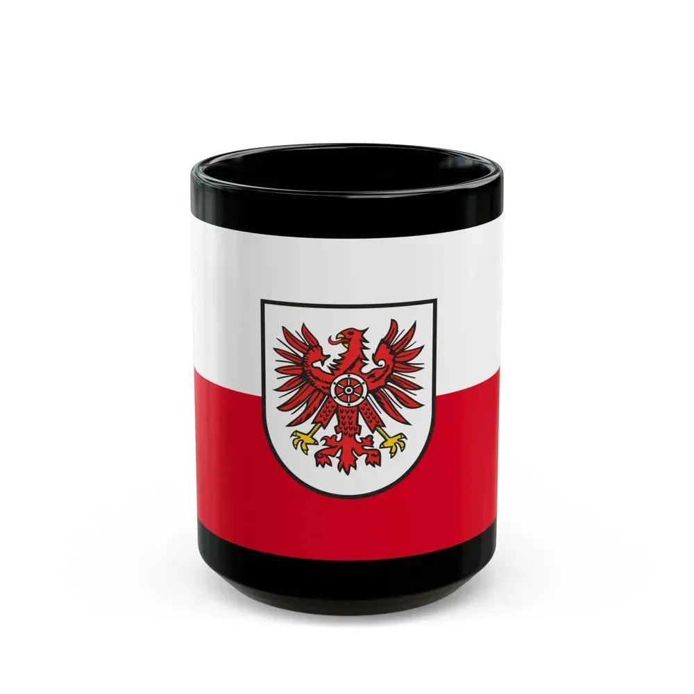 Flag of Eichsfeld Germany - Black Coffee Mug 15oz - Go Mug Yourself