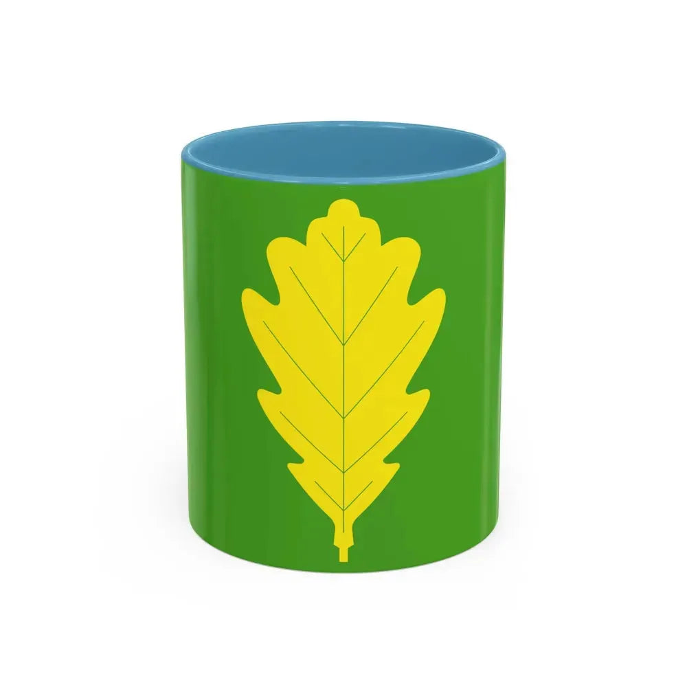 Flag of Eigersund Rogaland Norway - Accent Coffee Mug 11oz Light Blue - Go Mug Yourself