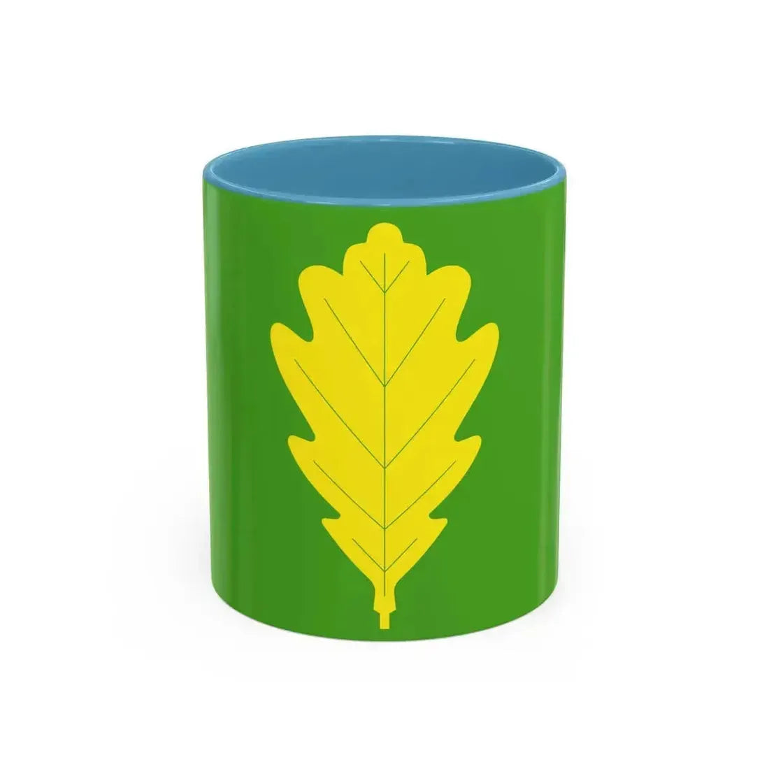 Flag of Eigersund Rogaland Norway - Accent Coffee Mug 11oz Light Blue - Go Mug Yourself