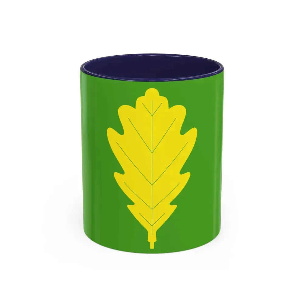Flag of Eigersund Rogaland Norway - Accent Coffee Mug 11oz Navy - Go Mug Yourself