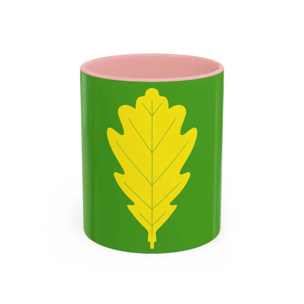 Flag of Eigersund Rogaland Norway - Accent Coffee Mug 11oz Pink - Go Mug Yourself