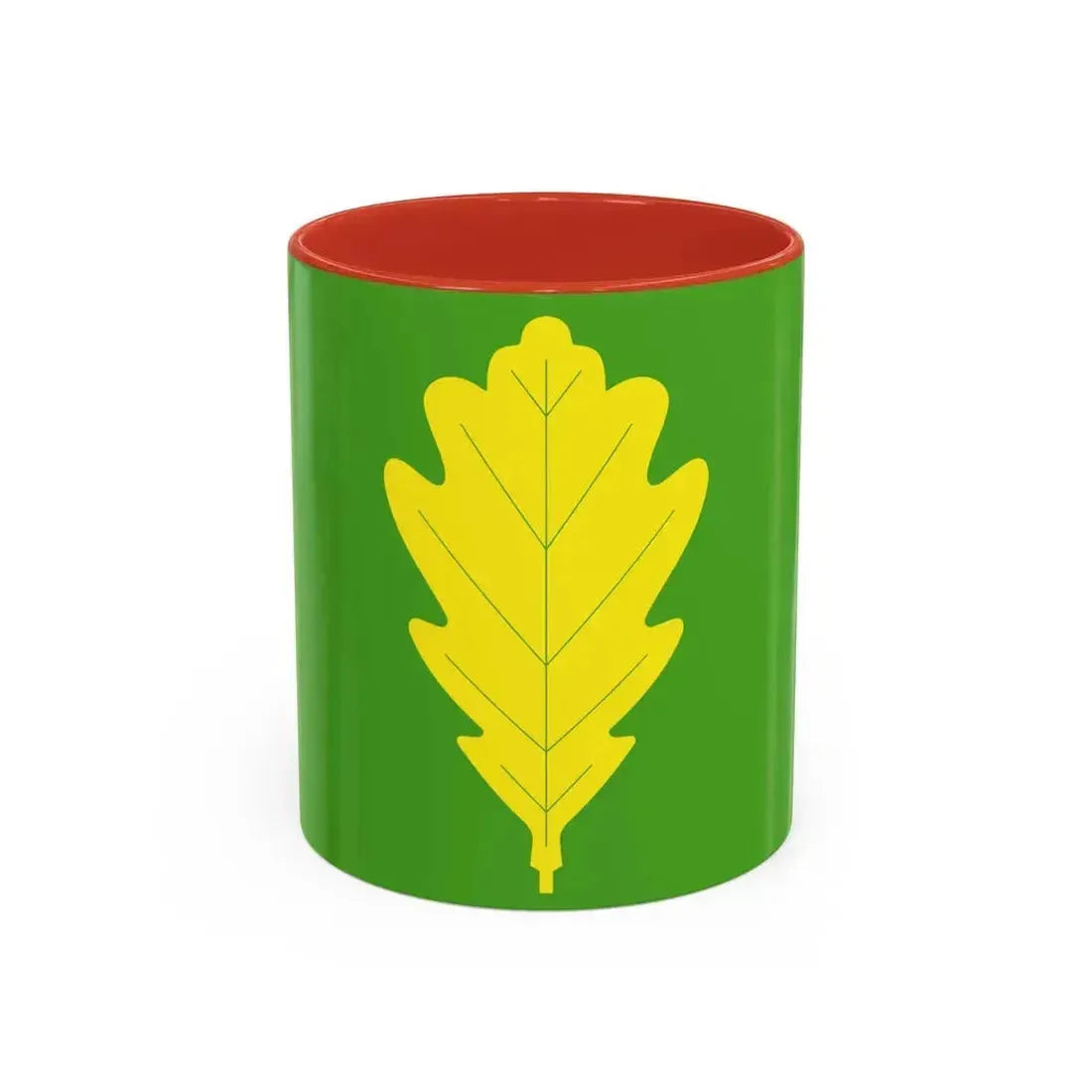 Flag of Eigersund Rogaland Norway - Accent Coffee Mug 11oz Red - Go Mug Yourself