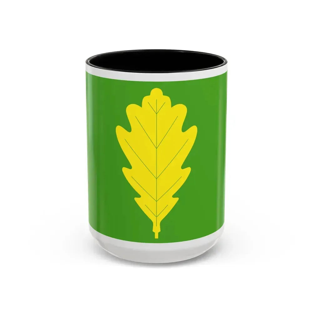 Flag of Eigersund Rogaland Norway - Accent Coffee Mug 15oz Black - Go Mug Yourself