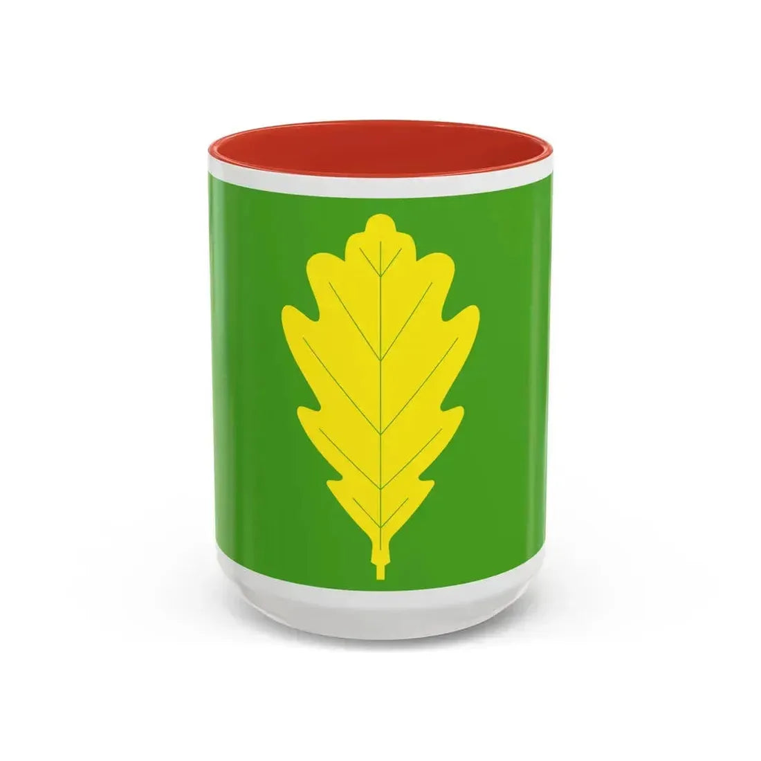 Flag of Eigersund Rogaland Norway - Accent Coffee Mug 15oz Red - Go Mug Yourself