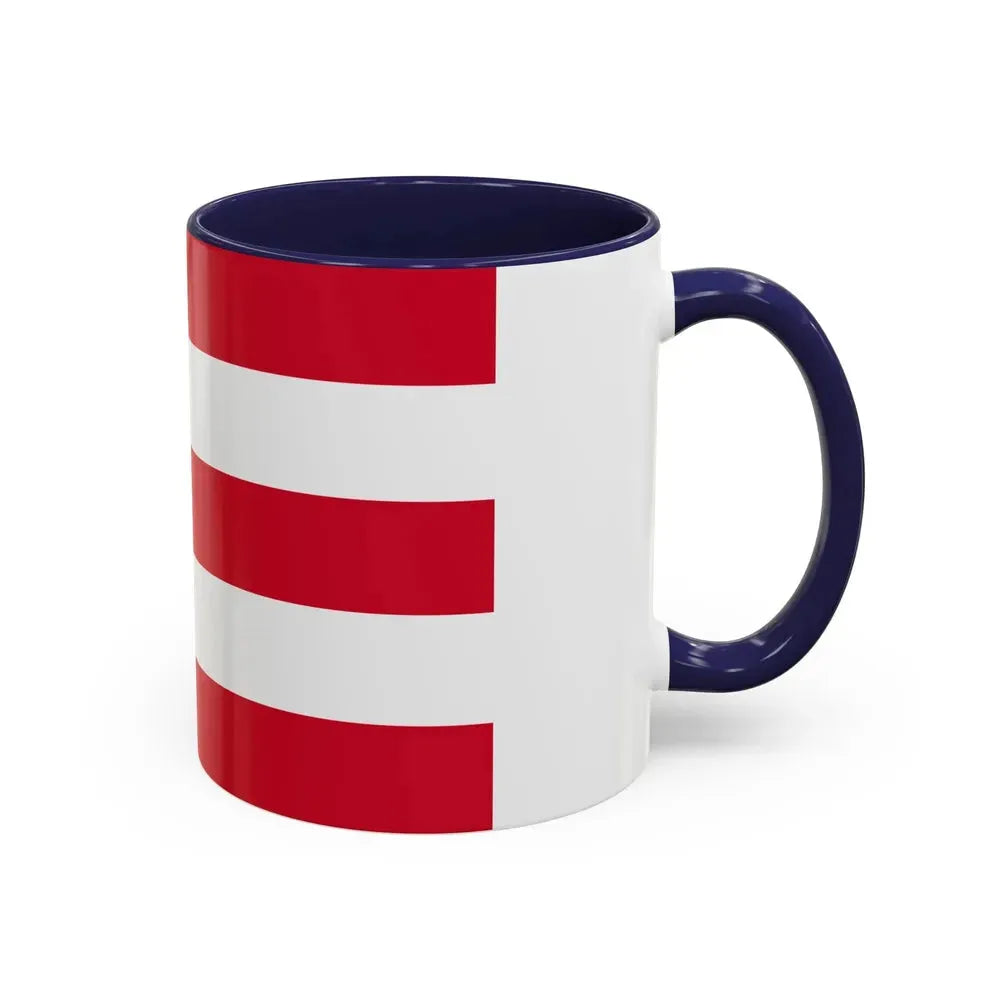 Flag of Eindhoven the largest city of the province of North Brabant Netherlands - Accent Coffee Mug - Go Mug Yourself