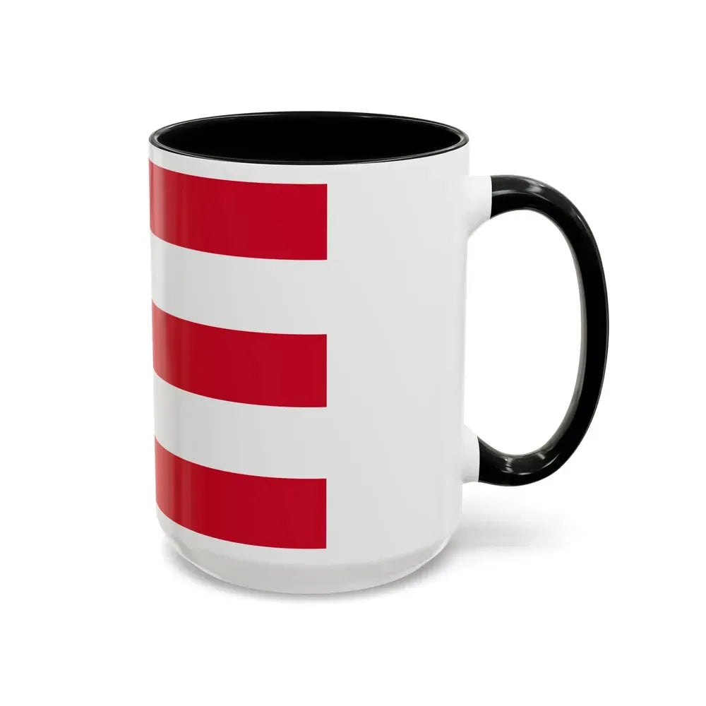 Flag of Eindhoven the largest city of the province of North Brabant Netherlands - Accent Coffee Mug - Go Mug Yourself