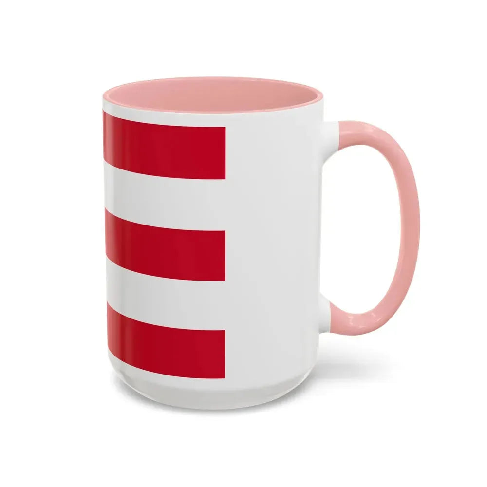 Flag of Eindhoven the largest city of the province of North Brabant Netherlands - Accent Coffee Mug - Go Mug Yourself