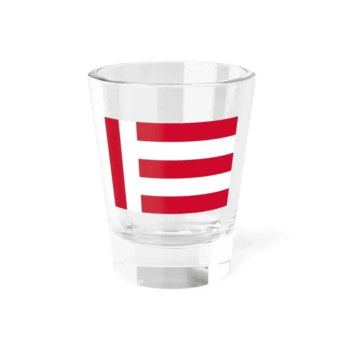 Flag of Eindhoven the largest city of the province of North Brabant Netherlands - Shot Glass 1.5oz 1.5oz - Go Mug Yourself
