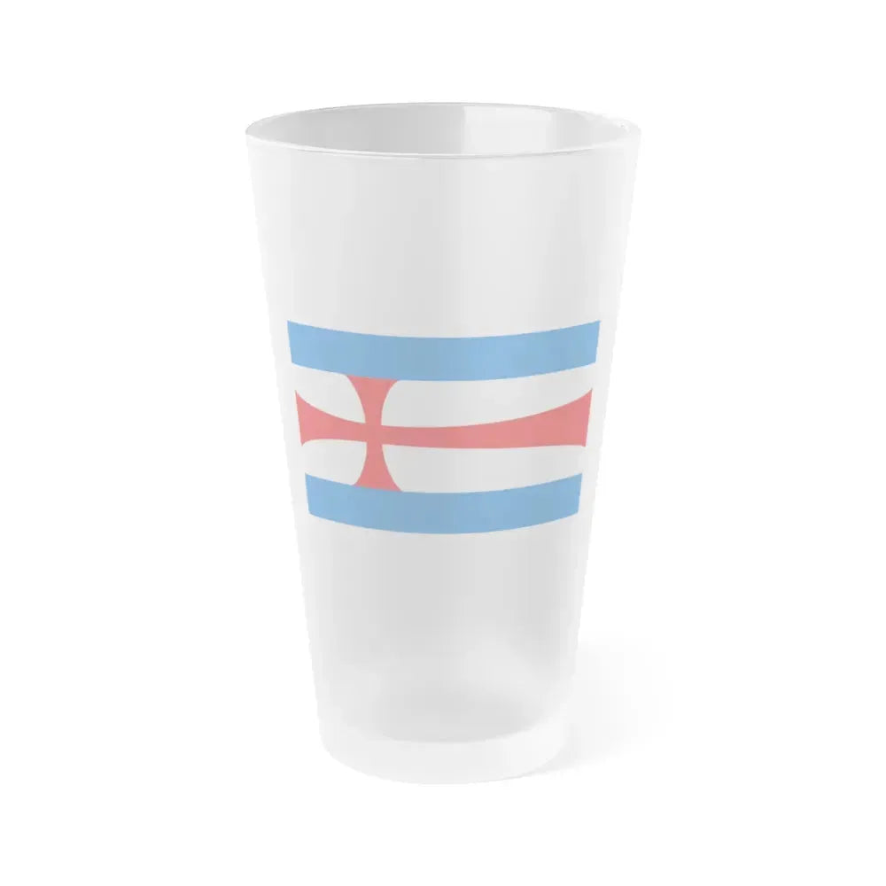 Flag of Eisenach Germany - Frosted Pint Glass 16oz 16oz Frosted - Go Mug Yourself