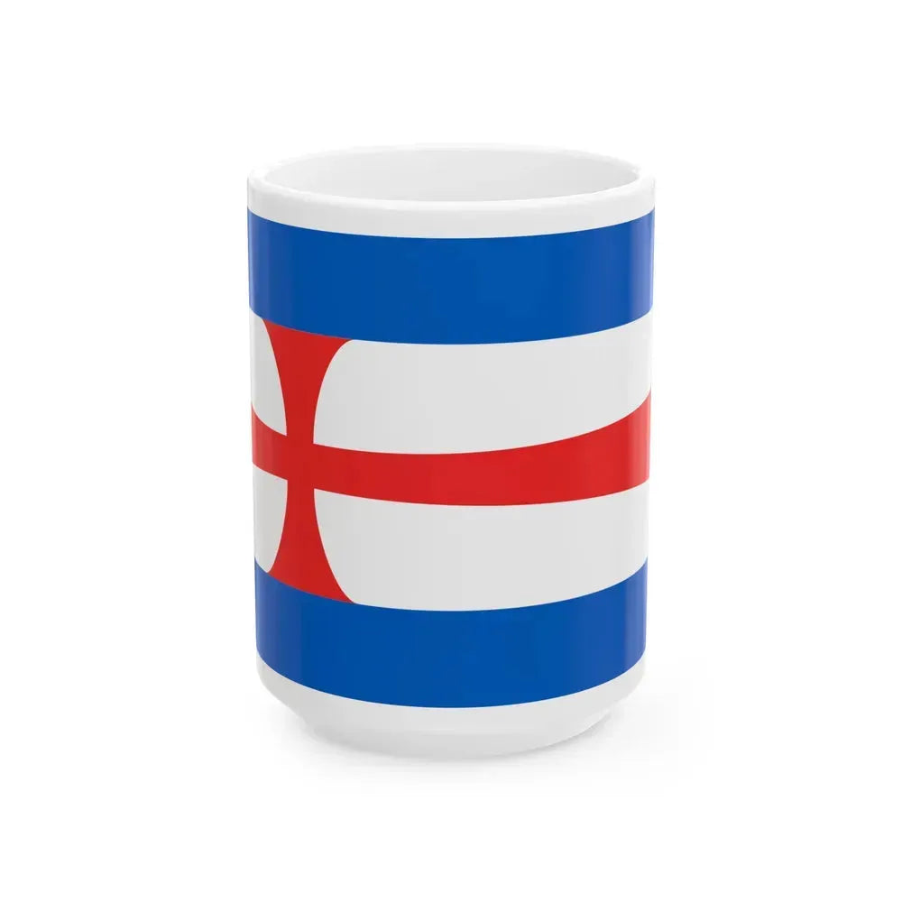 Flag of Eisenach Germany - White Coffee Mug 15oz - Go Mug Yourself