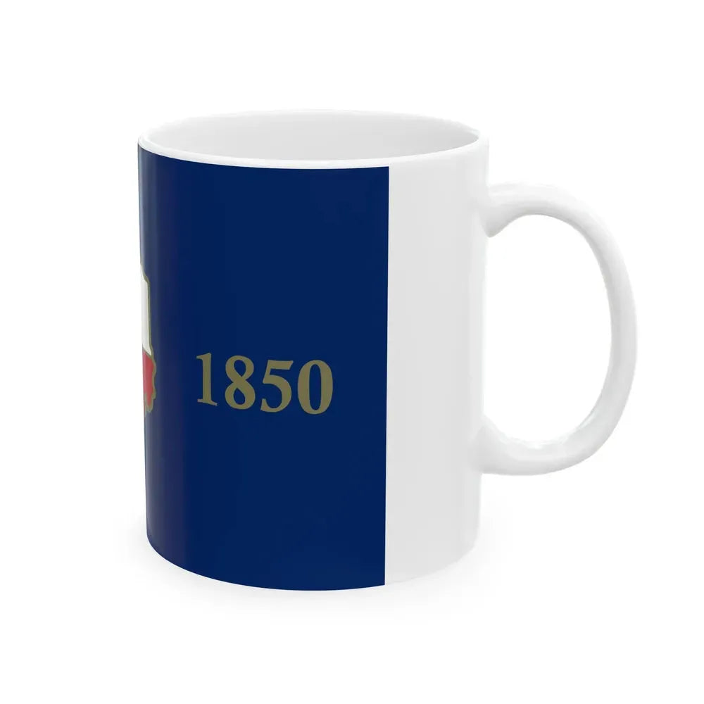Flag of El Paso County Texas (United States) White Coffee Mug - Go Mug Yourself