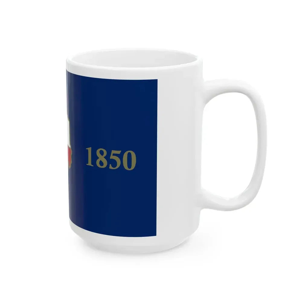 Flag of El Paso County Texas (United States) White Coffee Mug - Go Mug Yourself