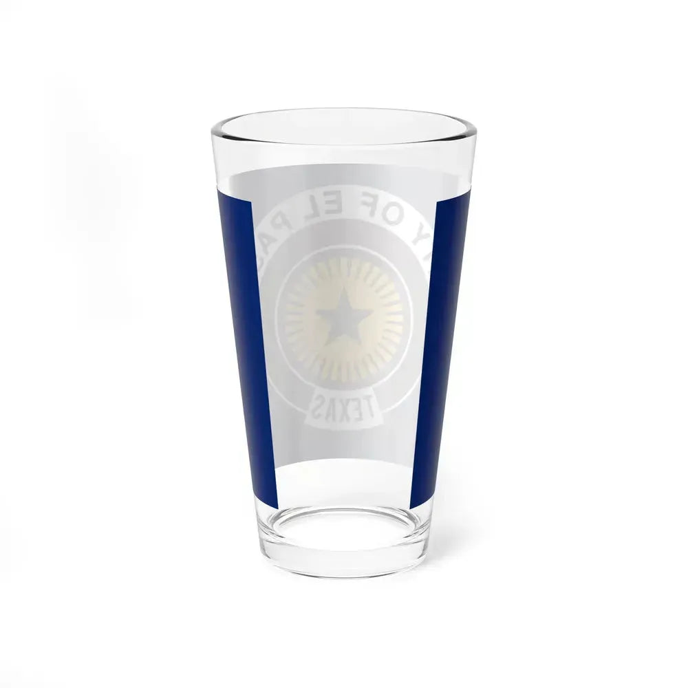 Flag of El Paso, Texas - Pint Glass 16oz - Go Mug Yourself