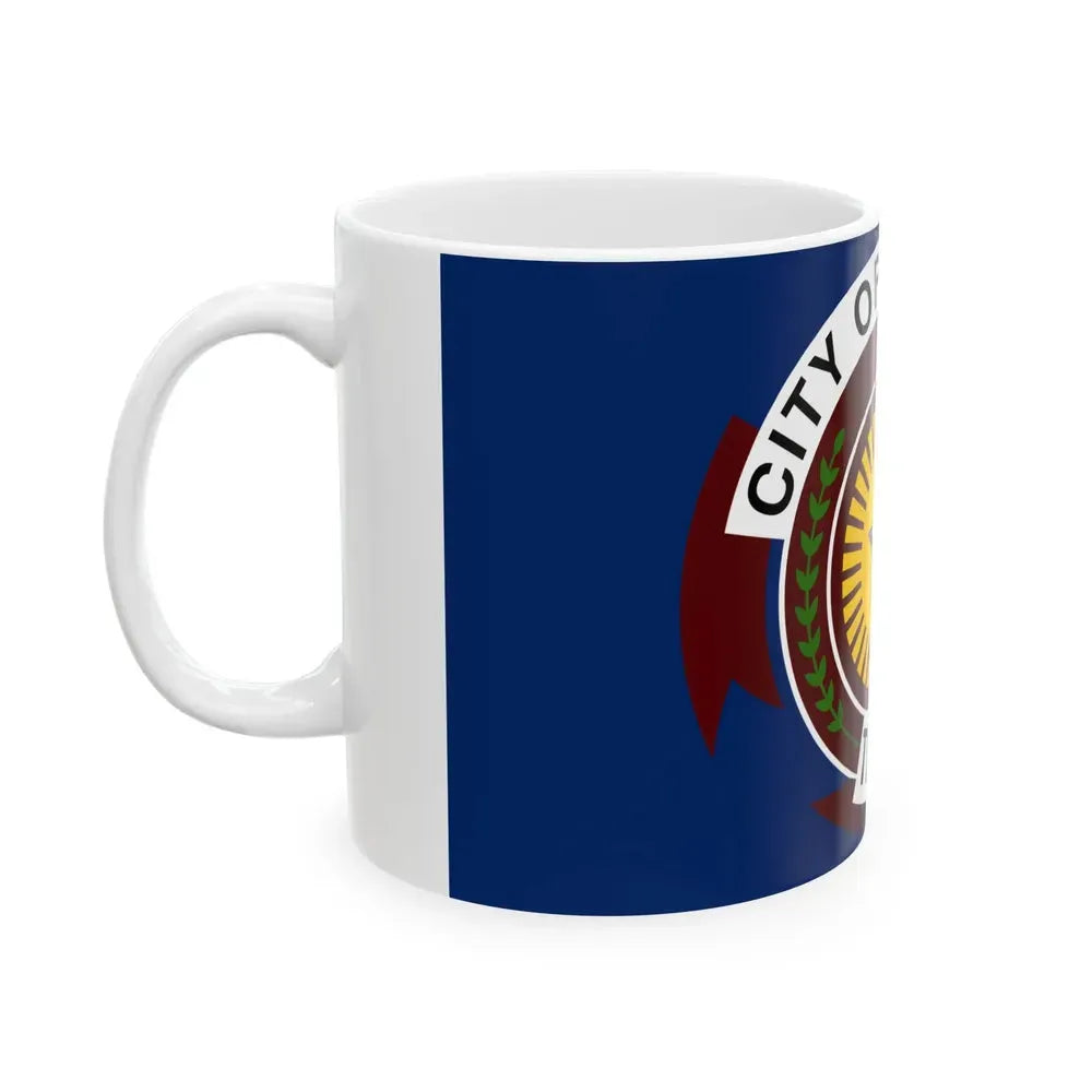 Flag of El Paso Texas (United States) White Coffee Mug - Go Mug Yourself