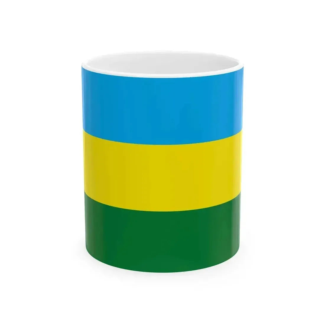 Flag of El Puente Guarayos Bolivia (Bolivia) White Coffee Mug 11oz - Go Mug Yourself