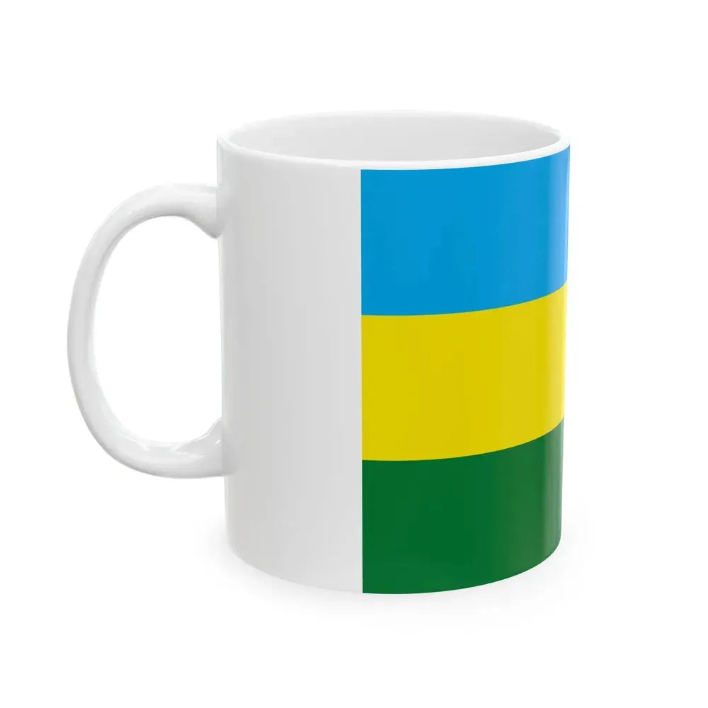 Flag of El Puente Guarayos Bolivia (Bolivia) White Coffee Mug - Go Mug Yourself