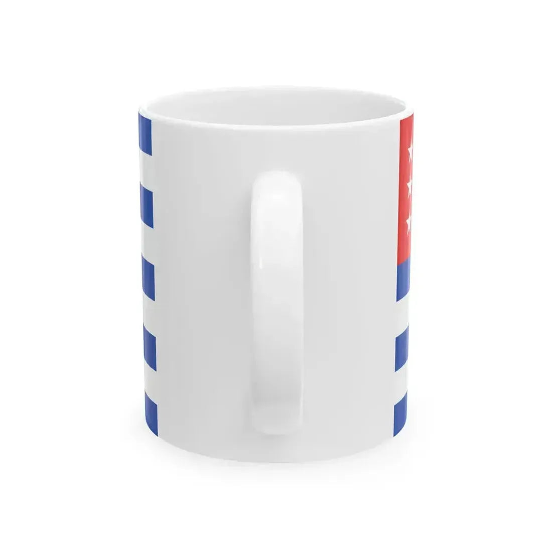 Flag of El Salvador 1839-1865 (El Salvador) White Coffee Mug - Go Mug Yourself