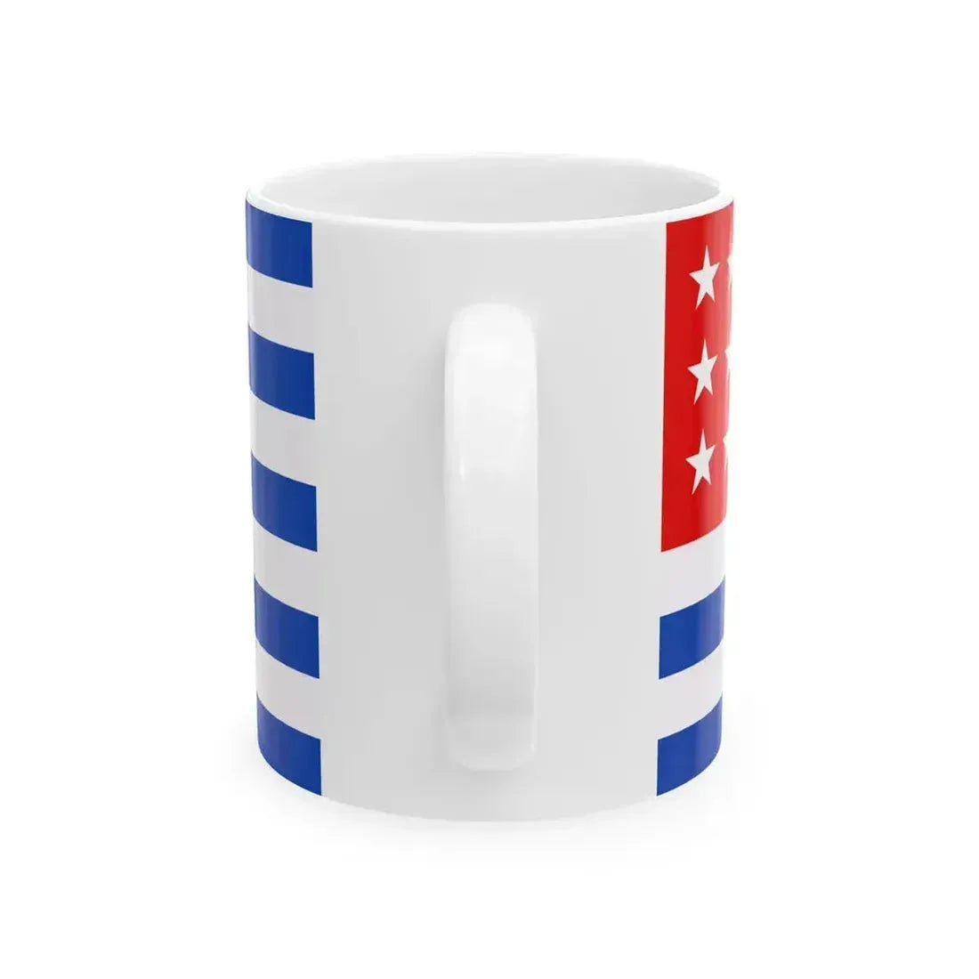 Flag of El Salvador 1865-1869 (El Salvador) White Coffee Mug - Go Mug Yourself