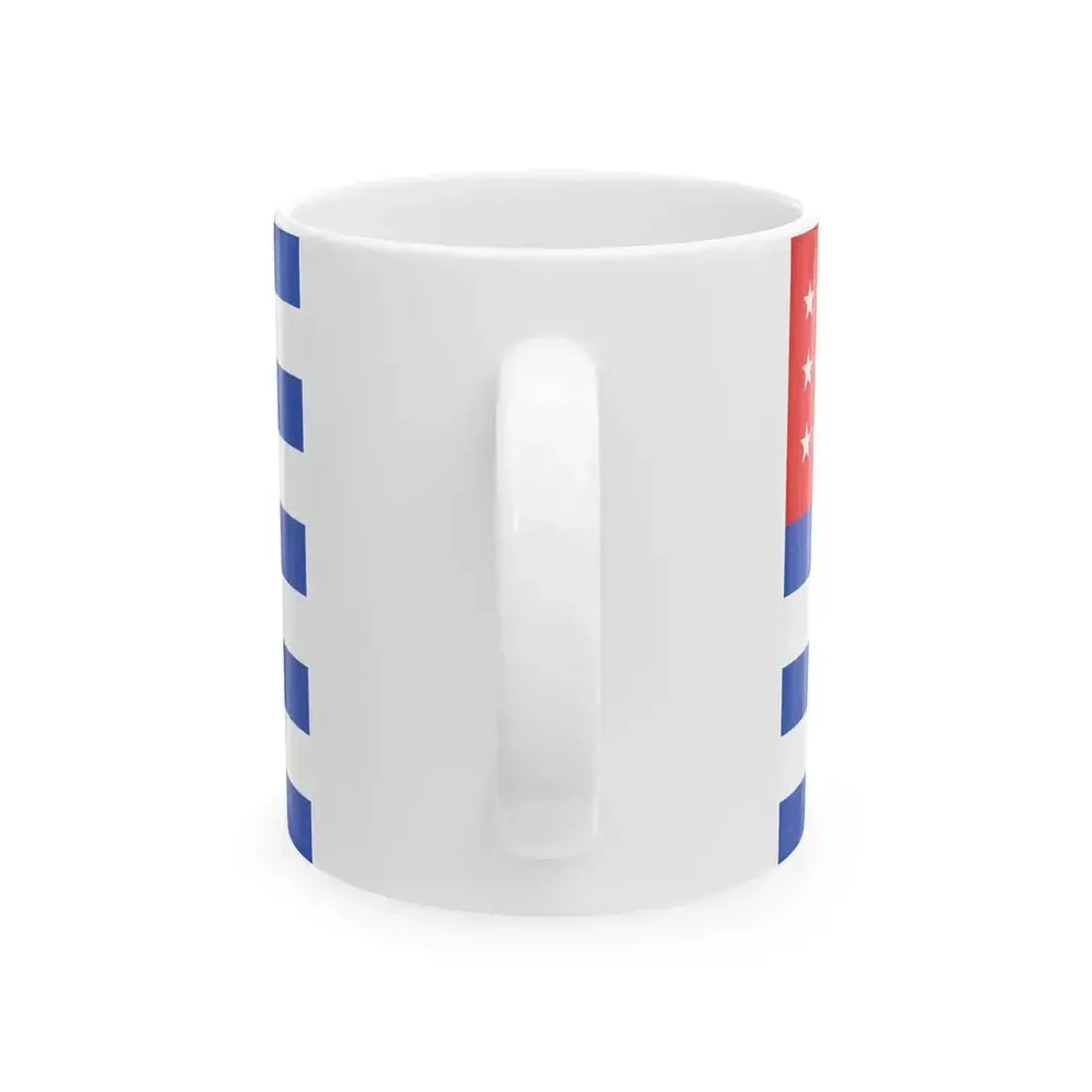 Flag of El Salvador 1869 (El Salvador) White Coffee Mug - Go Mug Yourself