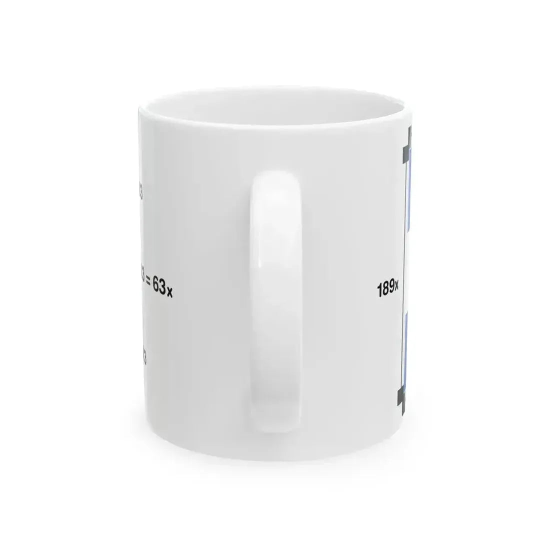 Flag of El Salvador Construction Sheet (El Salvador) White Coffee Mug - Go Mug Yourself