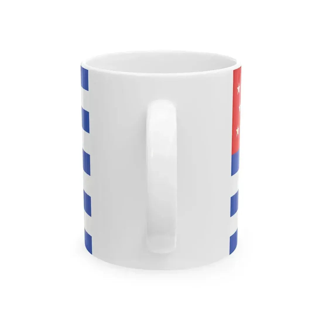 Flag of El Salvador June 1865 (El Salvador) White Coffee Mug - Go Mug Yourself