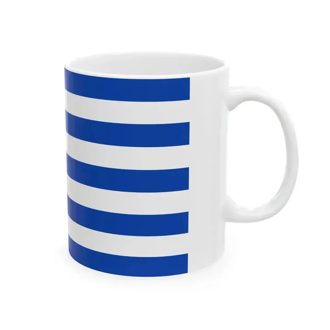 Flag of El Salvador June 1865 (El Salvador) White Coffee Mug - Go Mug Yourself