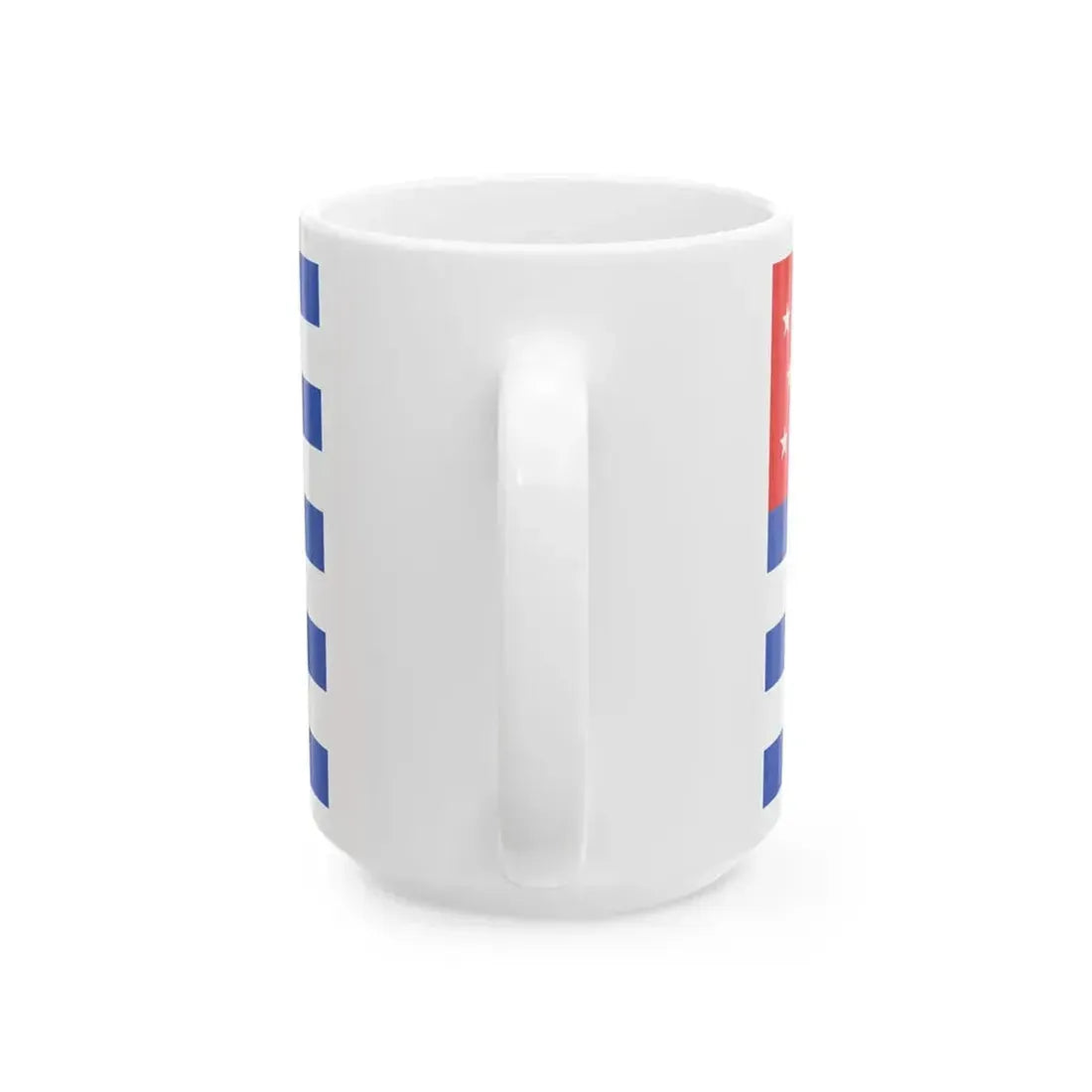 Flag of El Salvador June 1865 (El Salvador) White Coffee Mug - Go Mug Yourself