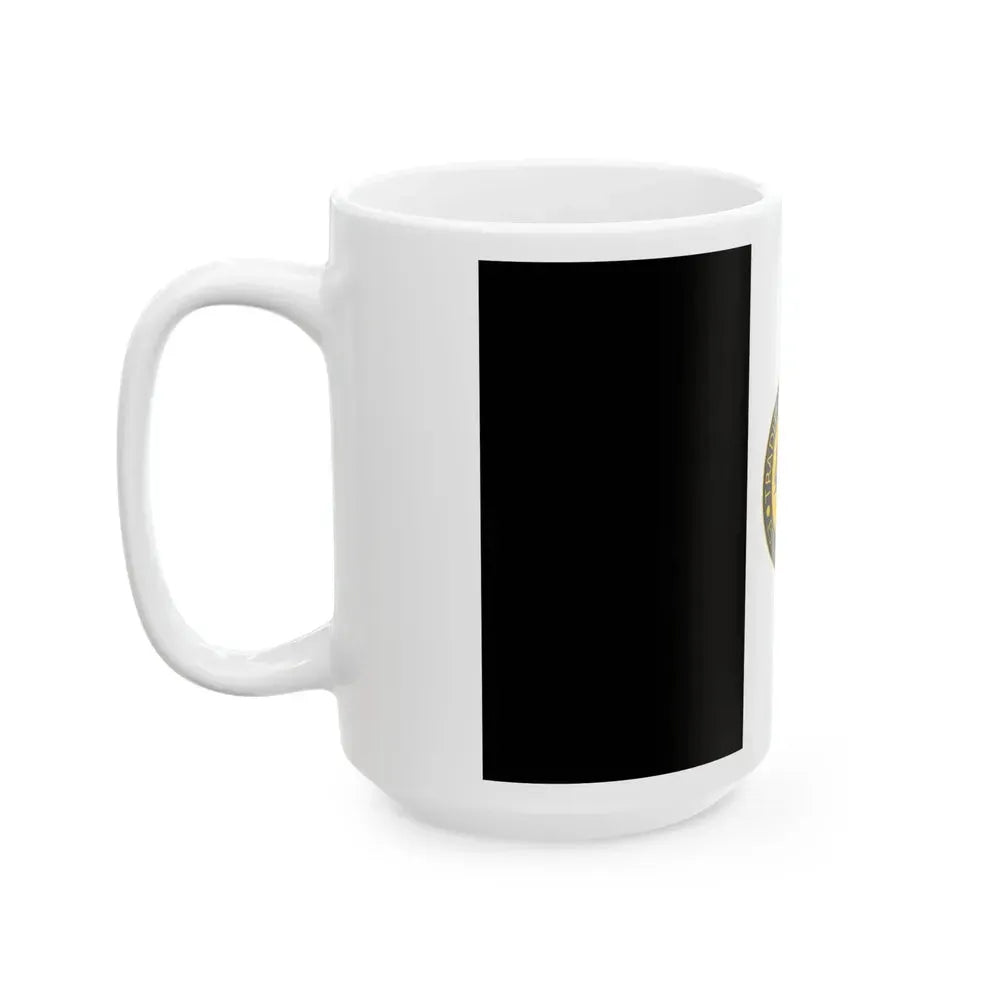 Flag of Elba Alabama (United States) White Coffee Mug - Go Mug Yourself