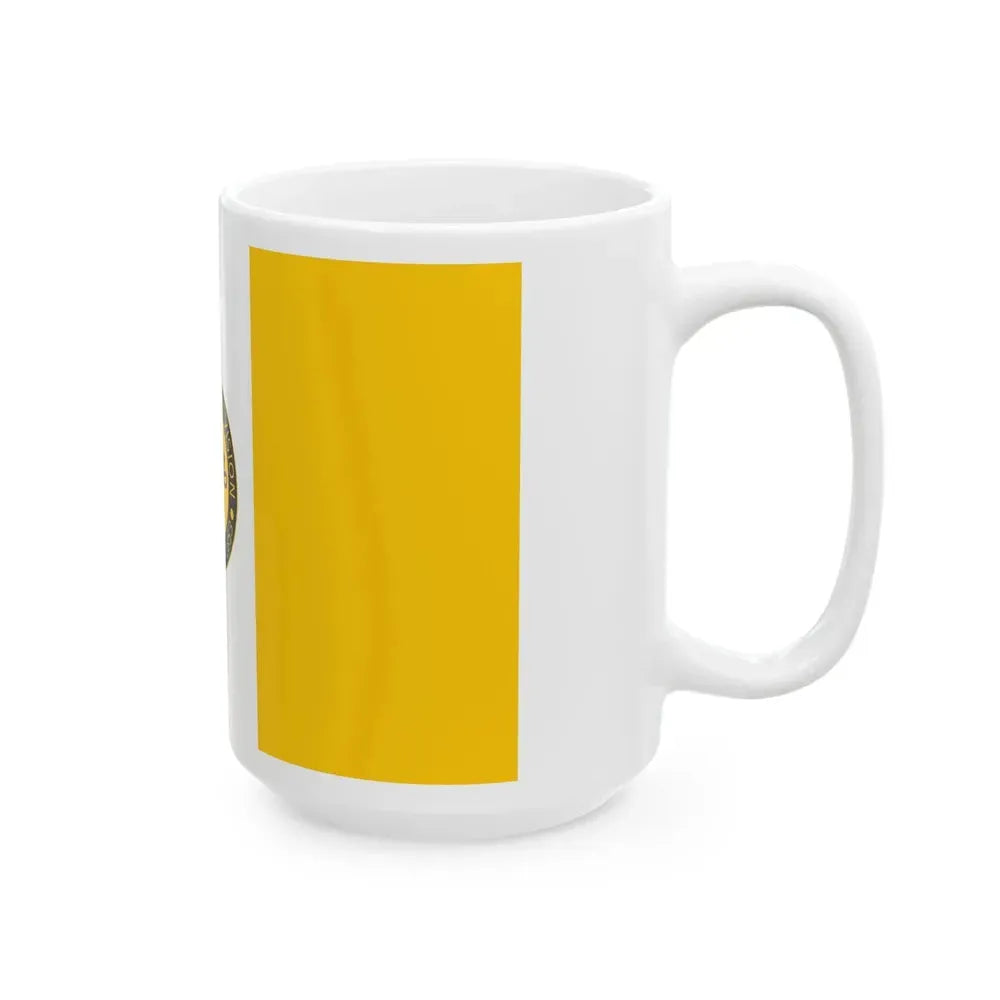 Flag of Elba Alabama (United States) White Coffee Mug - Go Mug Yourself