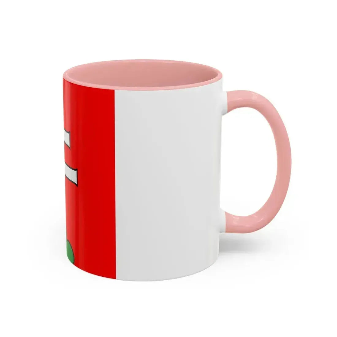 Flag of Elfingen Switzerland - Accent Coffee Mug - Go Mug Yourself