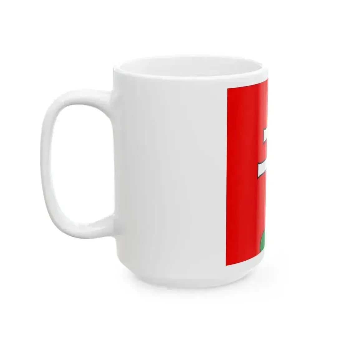 Flag of Elfingen Switzerland - White Coffee Mug - Go Mug Yourself