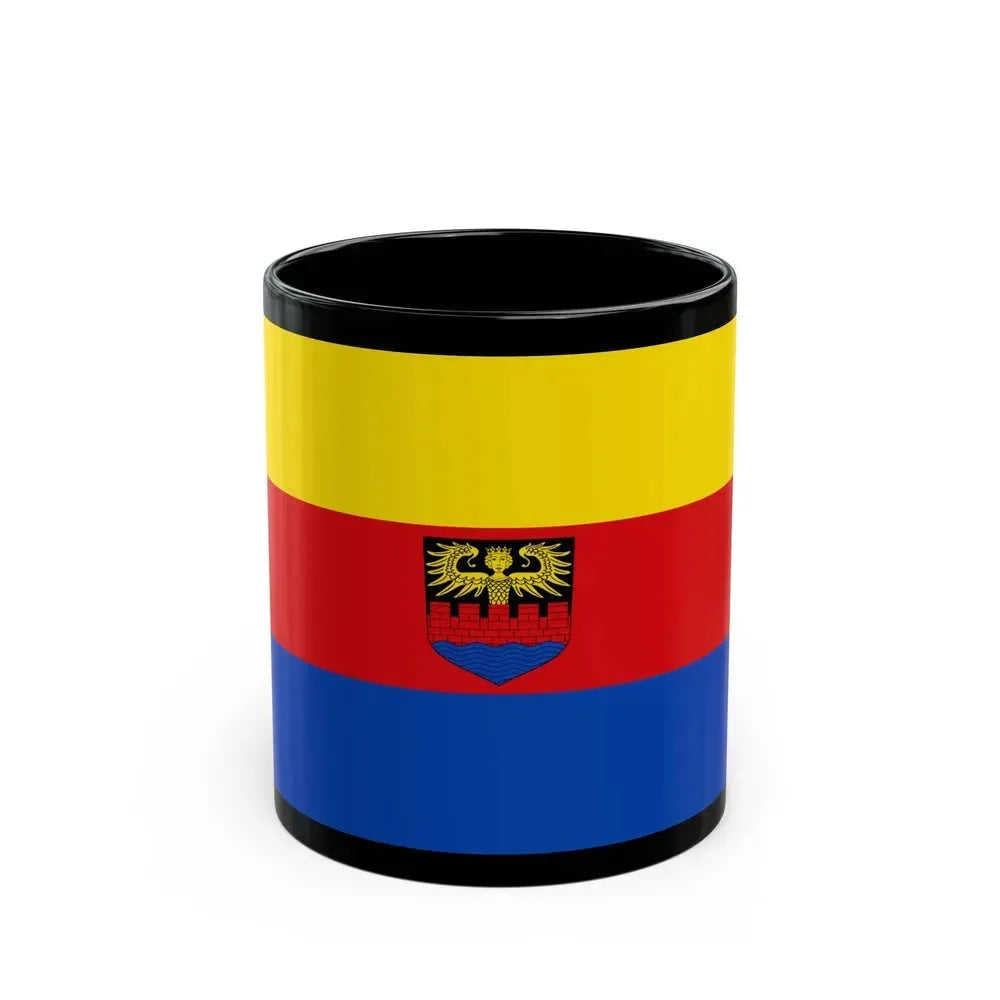 Flag of Emden Germany - Black Coffee Mug 11oz - Go Mug Yourself