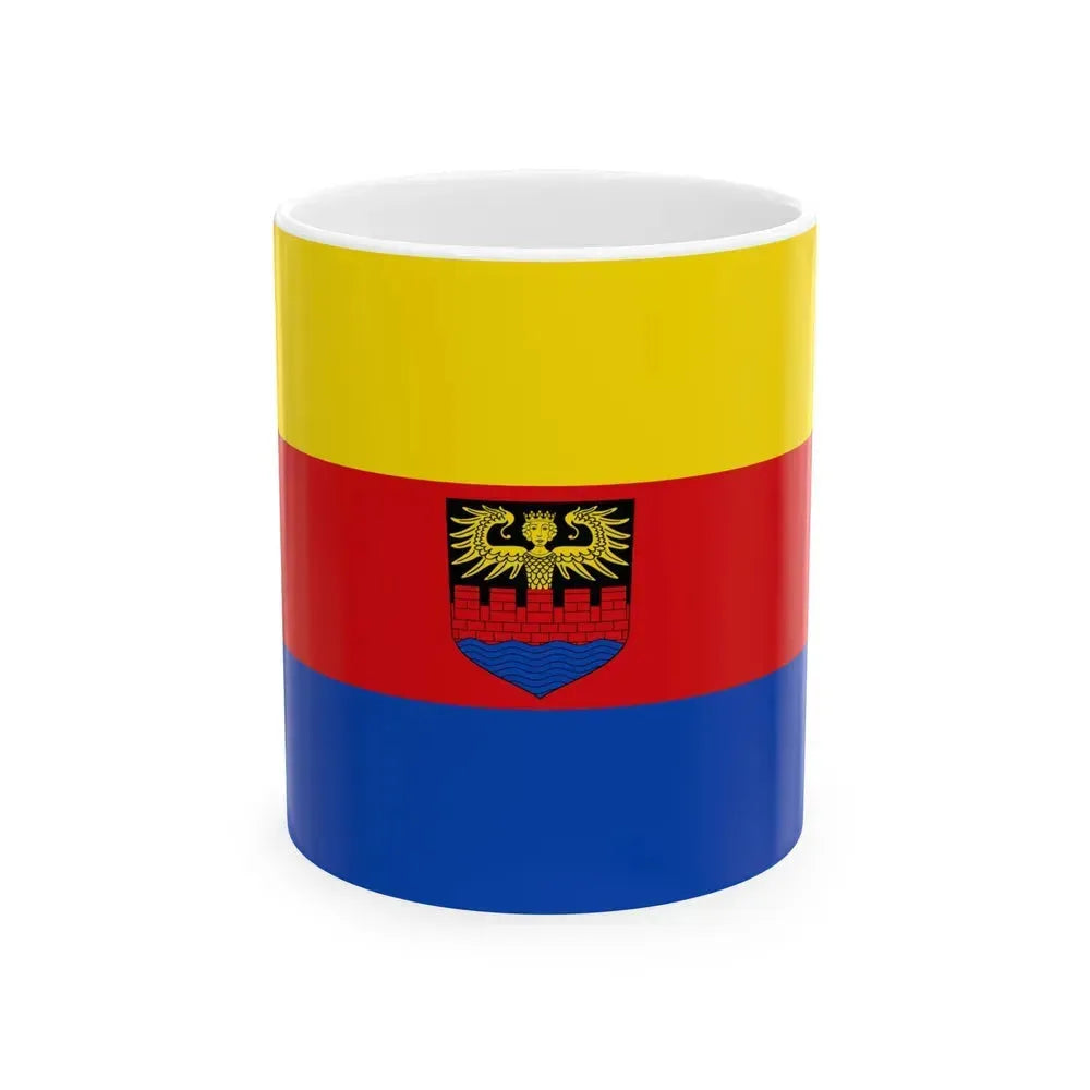 Flag of Emden Germany - White Coffee Mug 11oz - Go Mug Yourself