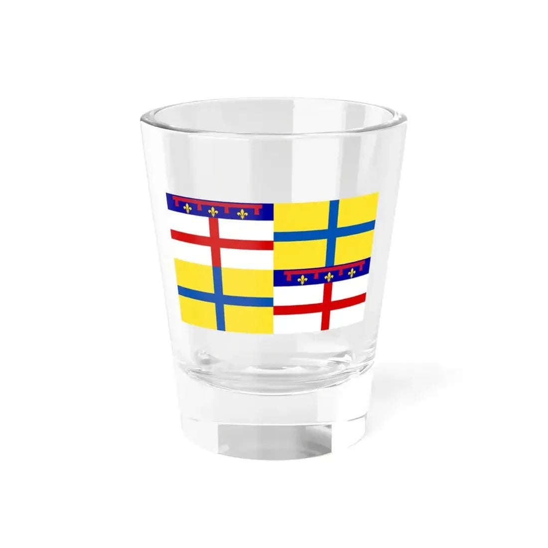 Flag of Emilia (Italy) Shot Glass 1.5oz 1.5oz - Go Mug Yourself
