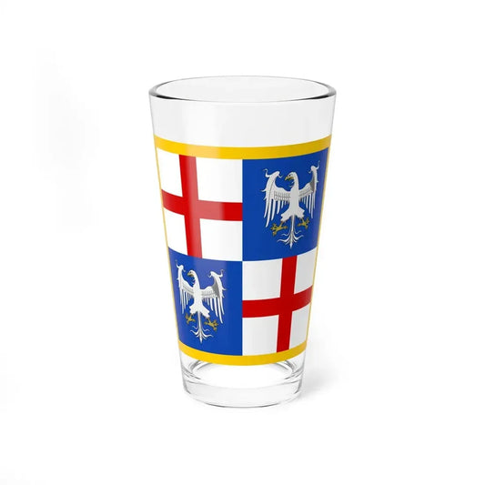 Flag of Emilia Lega Nord (Italy) Pint Glass 16oz 16oz - Go Mug Yourself