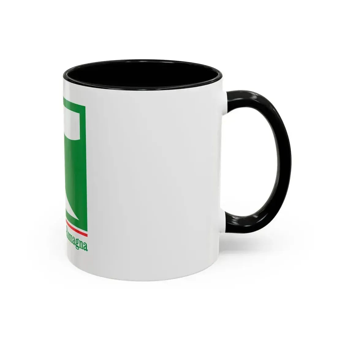 Flag of Emilia Romagna Italy - Accent Coffee Mug - Go Mug Yourself