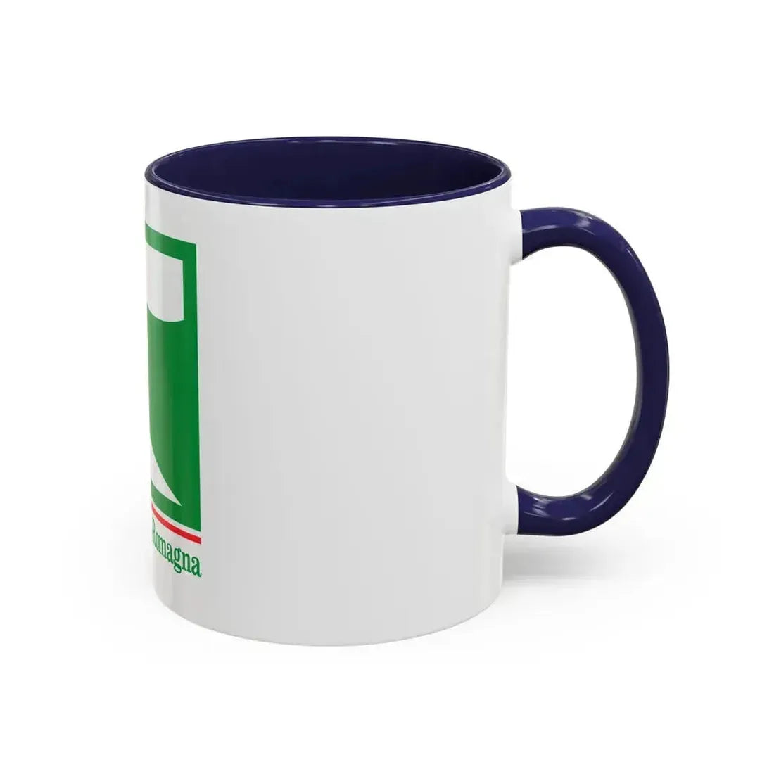 Flag of Emilia Romagna Italy - Accent Coffee Mug - Go Mug Yourself