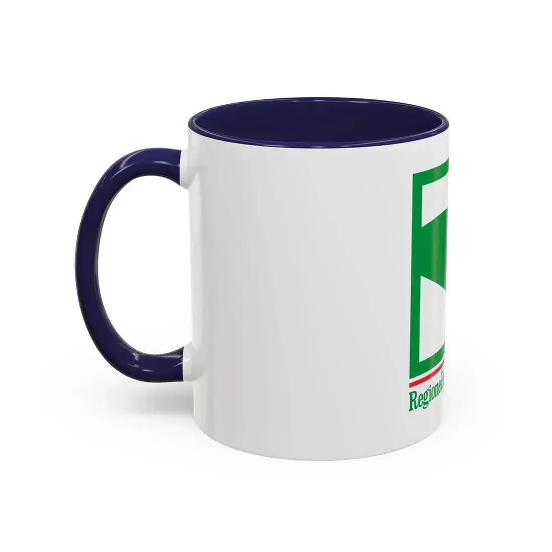 Flag of Emilia Romagna Italy - Accent Coffee Mug - Go Mug Yourself