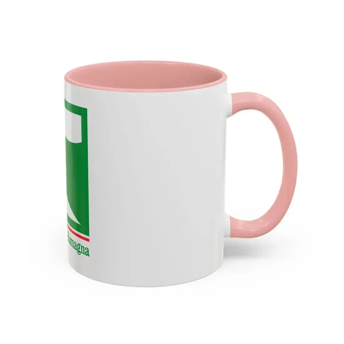 Flag of Emilia Romagna Italy - Accent Coffee Mug - Go Mug Yourself
