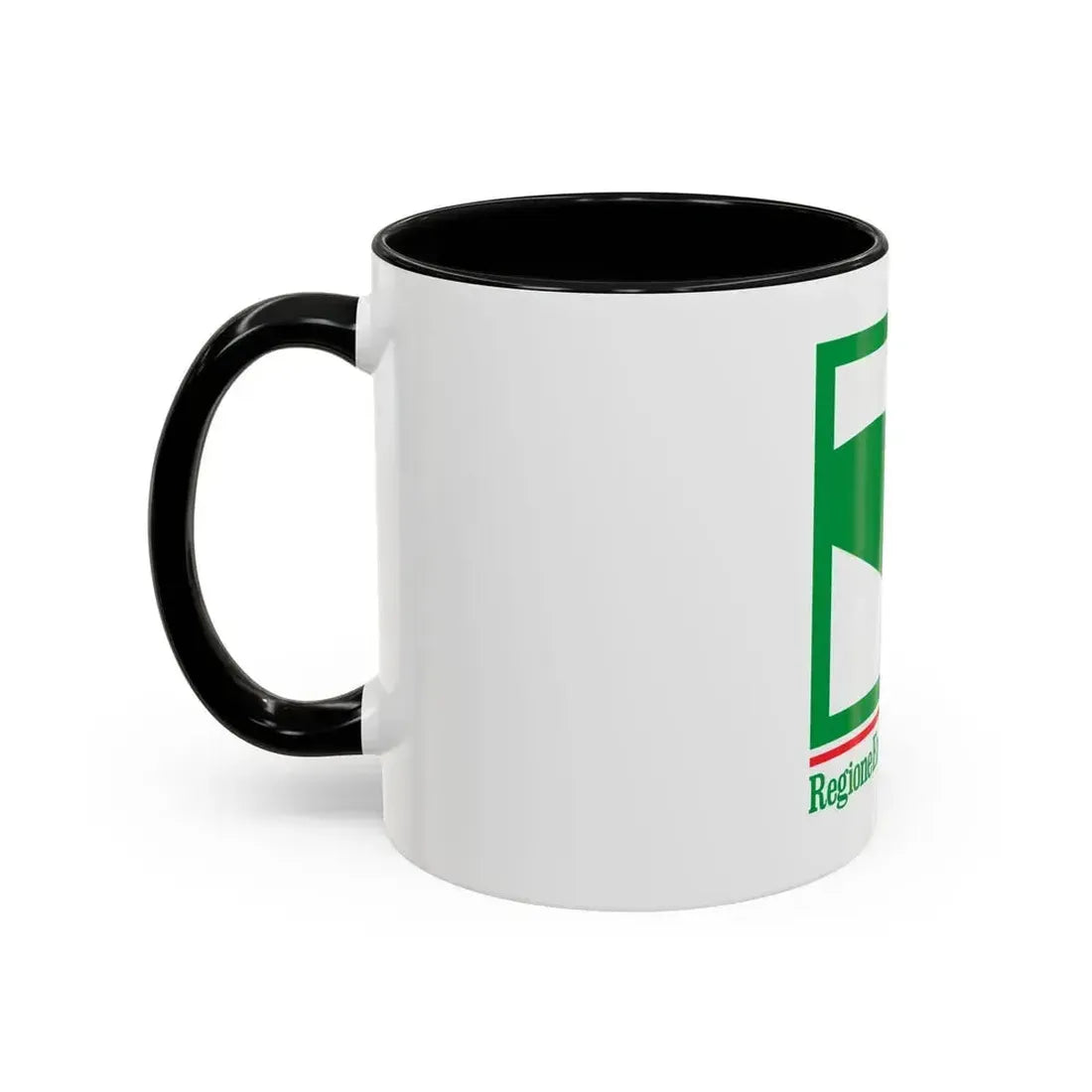 Flag of Emilia Romagna Italy - Accent Coffee Mug - Go Mug Yourself