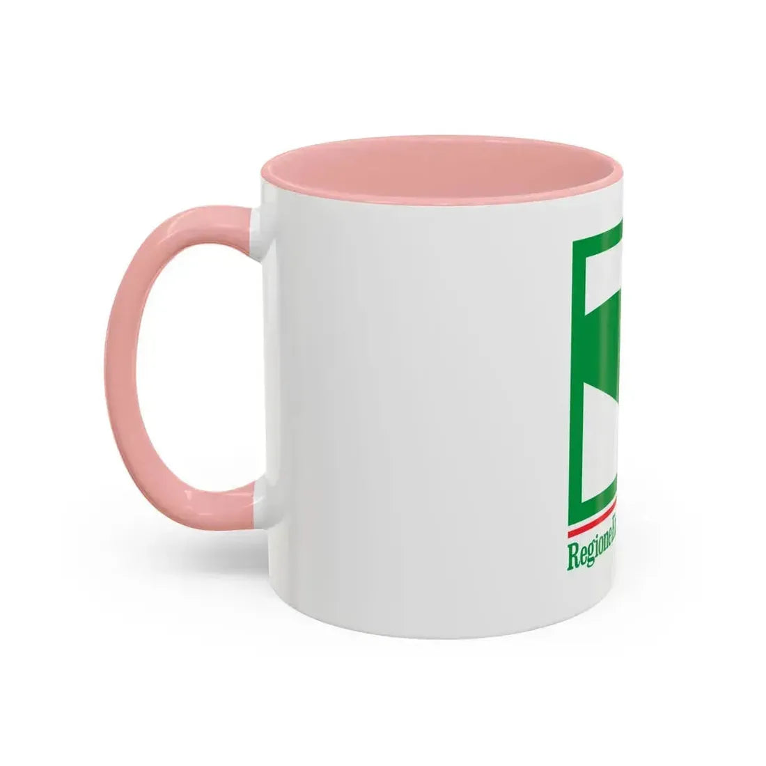 Flag of Emilia Romagna Italy - Accent Coffee Mug - Go Mug Yourself