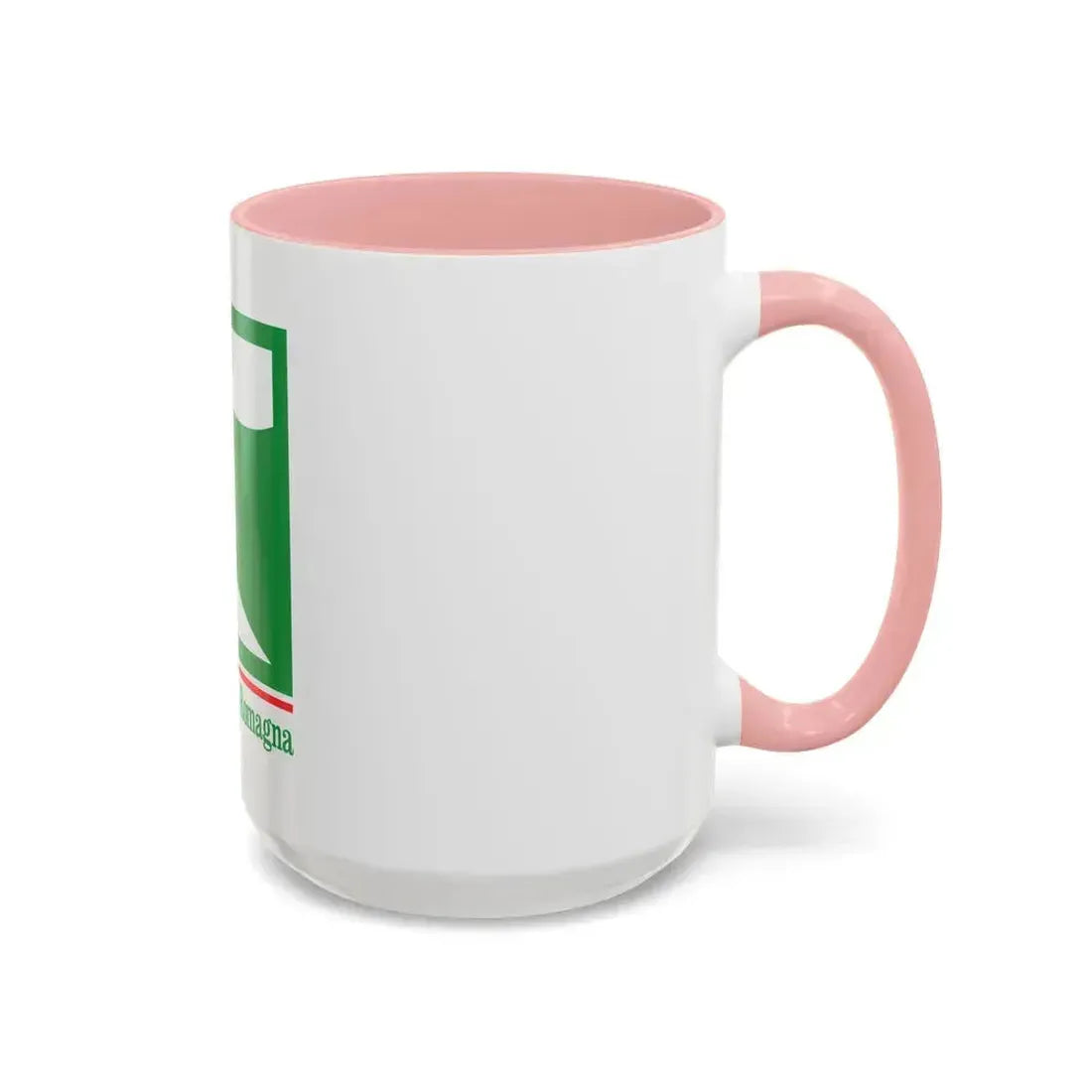 Flag of Emilia Romagna Italy - Accent Coffee Mug - Go Mug Yourself