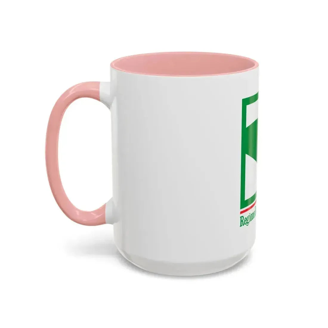 Flag of Emilia Romagna Italy - Accent Coffee Mug - Go Mug Yourself