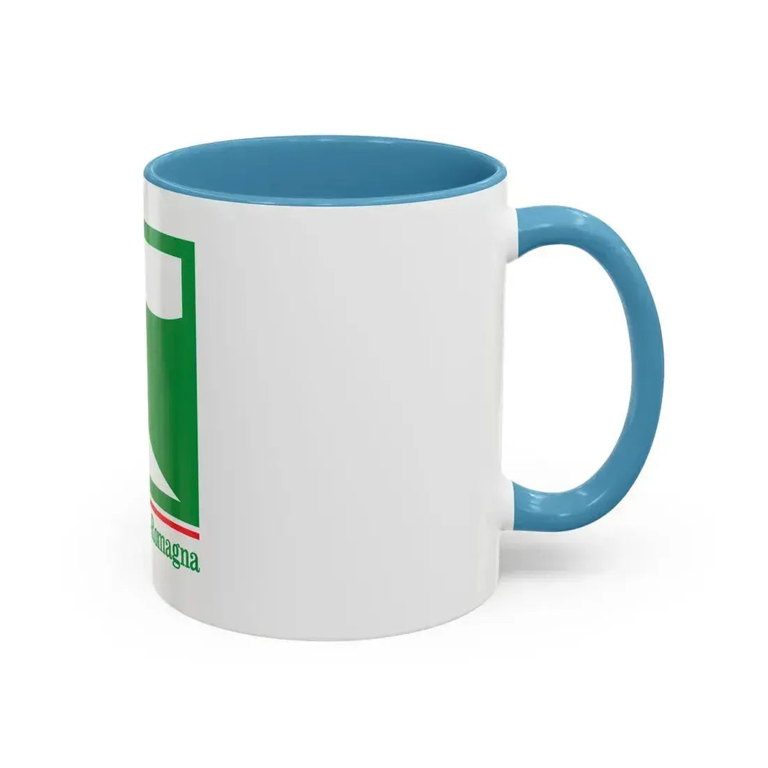 Flag of Emilia Romagna Italy - Accent Coffee Mug - Go Mug Yourself
