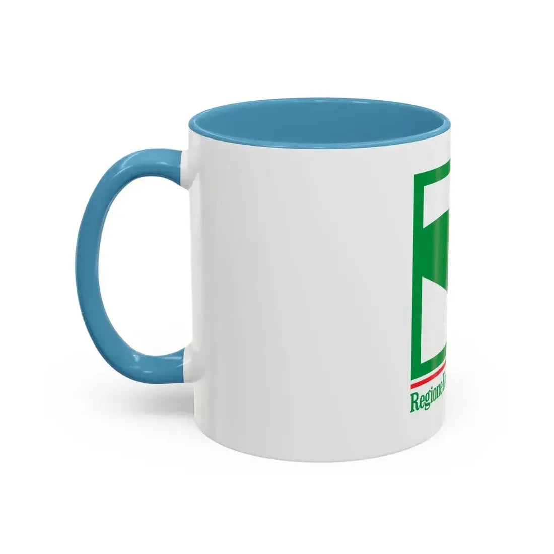 Flag of Emilia Romagna Italy - Accent Coffee Mug - Go Mug Yourself